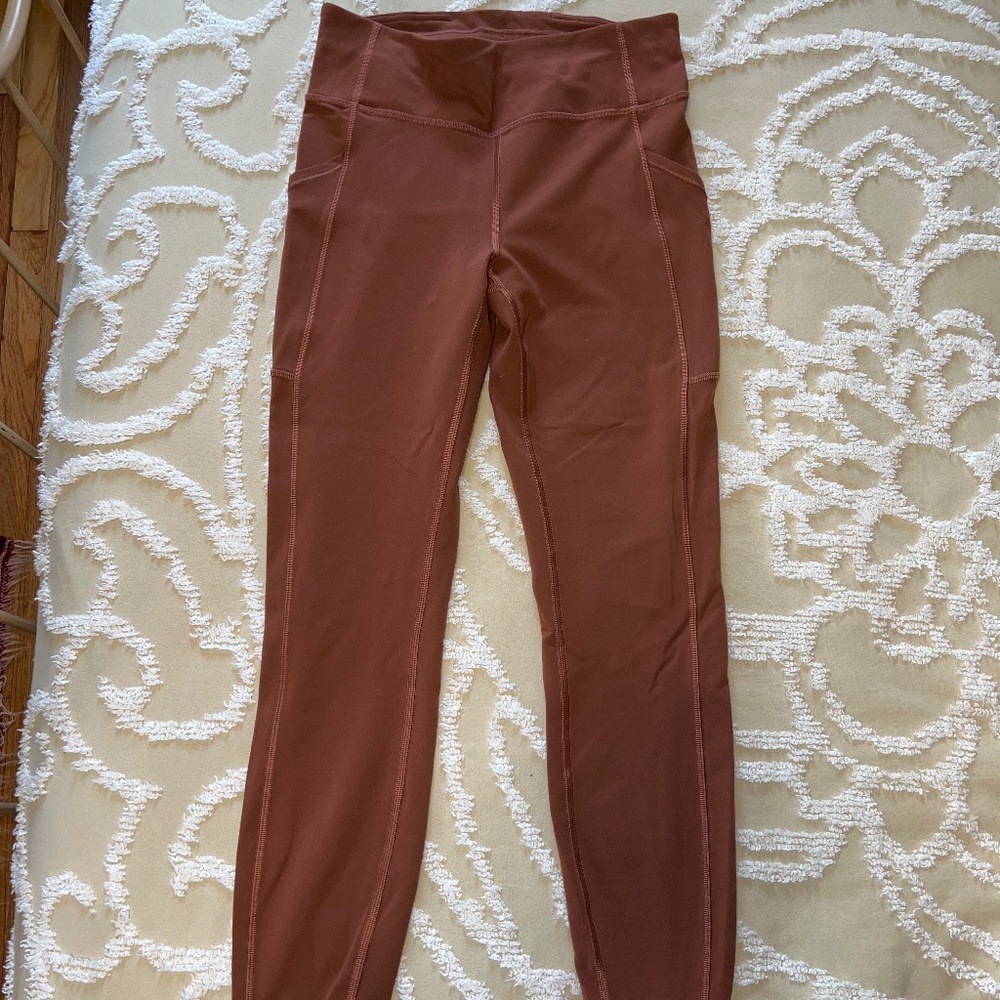 Lululemon Invigorate High-Rise Tights in Copper 25" Inseam Size 8